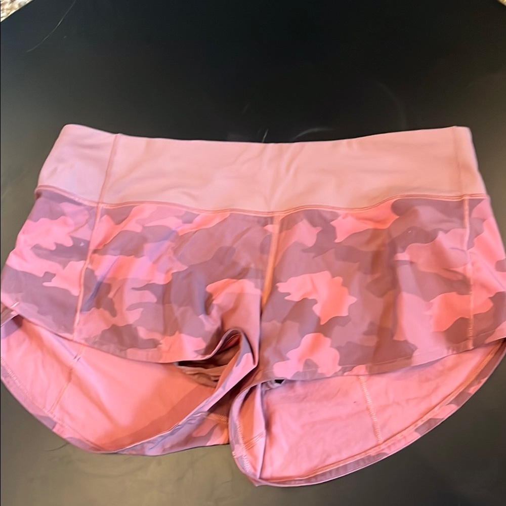 Lululemon Athletica Pink Athletic Shorts